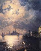 Ivan Aivazovsky Byron in Venice oil painting artist